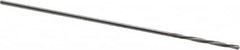 Magafor - 0.6401mm Solid Carbide 4 Flute Chucking Reamer - Spiral Flute, 0.0252" Straight Shank, 9/32" Flute Length, 1-5/16" OAL - Americas Industrial Supply