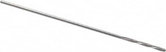 Magafor - #71 Solid Carbide 4 Flute Chucking Reamer - Spiral Flute, 0.026" Straight Shank, 9/32" Flute Length, 1-5/16" OAL - Americas Industrial Supply