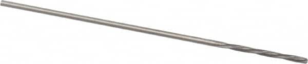Magafor - 0.6706mm Solid Carbide 4 Flute Chucking Reamer - Spiral Flute, 0.0264" Straight Shank, 9/32" Flute Length, 1-5/16" OAL - Americas Industrial Supply