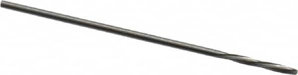 Magafor - 0.8509mm Solid Carbide 4 Flute Chucking Reamer - Spiral Flute, 0.0335" Straight Shank, 9/32" Flute Length, 1-5/16" OAL - Americas Industrial Supply