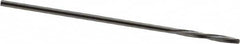 Magafor - 0.9296mm Solid Carbide 4 Flute Chucking Reamer - Spiral Flute, 0.0366" Straight Shank, 9/32" Flute Length, 1-5/16" OAL - Americas Industrial Supply