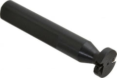 Cutting Tool Technologies - Shank Connection, 1/4" Cutting Width, 1/4" Depth of Cut, 1" Cutter Diam, 1 Tooth Indexable Slotting Cutter - 3/4" Shank Diam, DSSC Toolholder, 1215 Insert, Neutral Cutting Direction - Americas Industrial Supply