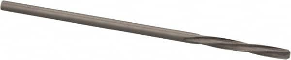 Magafor - 1.4402mm Solid Carbide 4 Flute Chucking Reamer - Spiral Flute, 0.0567" Straight Shank, 25/64" Flute Length, 1-9/16" OAL - Americas Industrial Supply