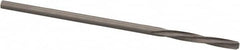 Magafor - 1.4402mm Solid Carbide 4 Flute Chucking Reamer - Spiral Flute, 0.0567" Straight Shank, 25/64" Flute Length, 1-9/16" OAL - Americas Industrial Supply