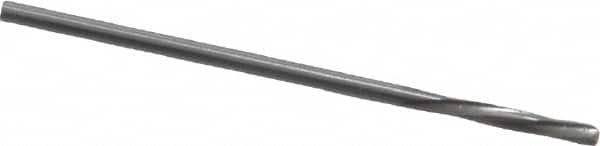 Magafor - 1.491mm Solid Carbide 4 Flute Chucking Reamer - Spiral Flute, 0.0587" Straight Shank, 25/64" Flute Length, 1-9/16" OAL - Americas Industrial Supply