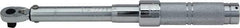 Proto - 3/8" Drive Micrometer Type Ratchet Head Torque Wrench - 200 In/Lb to 119 N/m Torque, 15-1/2" OAL, 5 In/Lb Graduation, Ratchet Head - Americas Industrial Supply