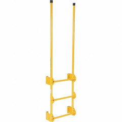 Vestil - 77-1/2" High 300 Lb Capacity 3 Step Fixed Ladder - Americas Industrial Supply