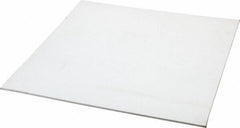 Made in USA - 12" Long, 12" Wide, 1/8" Thick, Silicone Rubber Foam Sheet - 35 to 45 Durometer, White, -20 to 500°F, 640 psi Tensile Strength, Plain Backing, Stock Length - Americas Industrial Supply