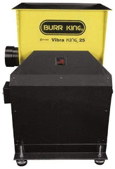 Burr King - 3/4 hp, Wet/Dry Operation Vibratory Tumbler - Flow Through Drain - Americas Industrial Supply