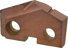 Allied Machine and Engineering - 1" Diam x 3/16" Thick, Seat Code 2, 132° Included Angle Spade Drill Insert - AM200 Coated, Cobalt, Grade Super Cobalt, Series GEN2 T-A - Americas Industrial Supply