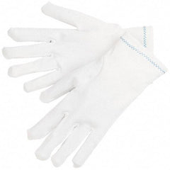 MCR Safety - Size L (9) Nylon General Protection Work Gloves - For Inspection, Uncoated, Slip-On Cuff, Full Fingered, White, Paired - Americas Industrial Supply