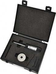 Starrett - 1/4" to 5/16", 2-1/4" Gage Depth, Mechanical Inside Hole Micrometer - 0.0003" Graduation, 0.00015" Accuracy, Ratchet Stop Thimble - Americas Industrial Supply