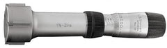 Starrett - 200 to 225mm, 118mm Gage Depth, Mechanical Inside Micrometer - 0.005mm Graduation, 0.008mm Accuracy, Ratchet Stop Thimble - Americas Industrial Supply