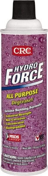 CRC - 20 oz Aerosol Cleaner/Degreaser - Aerosol, H2O Surfactant, Unscented - Americas Industrial Supply