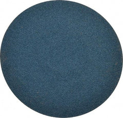 Merit Abrasives - 3" Disc Diam, 120 Grit, Zirconia Alumina Quick Change Disc - Type S Attaching System, Coated, Blue, Fine Grade, 20,000 RPM, R801 Series - Americas Industrial Supply