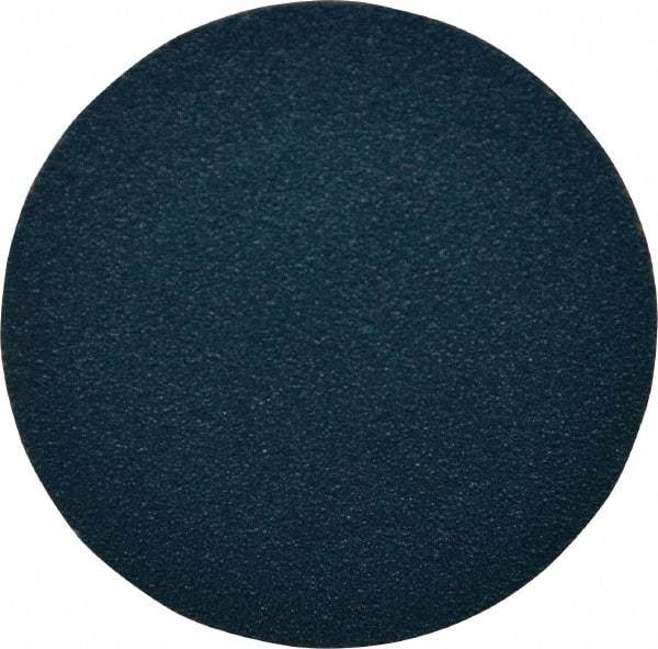Merit Abrasives - 2" Disc Diam, 120 Grit, Zirconia Alumina Quick Change Disc - Type R Attaching System, Coated, Blue, Fine Grade, 30,000 RPM, KY672 Series - Americas Industrial Supply