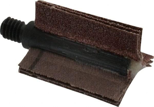 Merit Abrasives - 60 Grit, Coated, Aluminum Oxide Bore Polisher - Medium Grade, 25,000 RPM, Polishes Bores with 5/8 to 1" Diam - Americas Industrial Supply