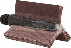 Merit Abrasives - 180 Grit, Coated, Aluminum Oxide Bore Polisher - Very Fine Grade, 25,000 RPM, Polishes Bores with 5/8 to 1" Diam - Americas Industrial Supply