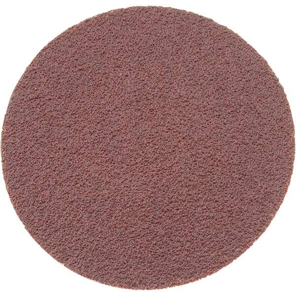 Merit Abrasives - 2" Disc Diam, 80 Grit, Aluminum Oxide Quick Change Disc - Type P Attaching System, Coated, Medium Grade, 30,000 RPM, R801 Series - Americas Industrial Supply