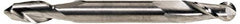 Hertel - 1/2" Diam, 1" LOC, 2 Flute Solid Carbide Ball End Mill - Double End, 4" OAL, 1/2" Shank Diam - Americas Industrial Supply
