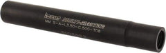 Iscar - Multimaster 1/2" 90° Stepped Shank Milling Tip Insert Holder & Shank - 0.48" Neck Diam, T08 Neck Thread, 3.54" OAL, Steel MM S-A Tool Holder - Americas Industrial Supply