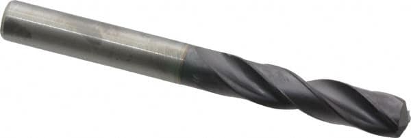 Kennametal - 8mm 140° Spiral Flute Solid Carbide Screw Machine Drill Bit - Americas Industrial Supply