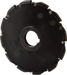 Cutting Tool Technologies - Arbor Hole Connection, 3/8" Cutting Width, 2.03" Depth of Cut, 6" Cutter Diam, 1-1/4" Hole Diam, Indexable Slotting Cutter - RA Toolholder, RDC 32.5 Insert, Right Hand Cutting Direction - Americas Industrial Supply