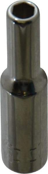 Blackhawk by Proto - 3/16", 1/4" Drive, Deep Hand Socket - 6 Points, 2" OAL, Chrome Finish - Americas Industrial Supply