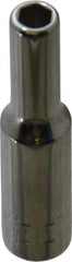 Blackhawk by Proto - 3/16", 1/4" Drive, Deep Hand Socket - 6 Points, 2" OAL, Chrome Finish - Americas Industrial Supply