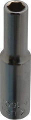 Blackhawk by Proto - 7/32", 1/4" Drive, Deep Hand Socket - 6 Points, 2" OAL, Chrome Finish - Americas Industrial Supply