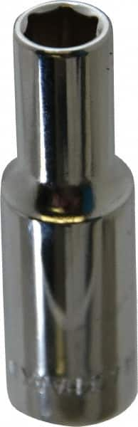 Blackhawk by Proto - 3/8" Drive, Deep Hand Socket - 6 Points, 2-7/64" OAL, Chrome Finish - Americas Industrial Supply