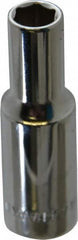 Blackhawk by Proto - 3/8" Drive, Deep Hand Socket - 6 Points, 2-7/64" OAL, Chrome Finish - Americas Industrial Supply