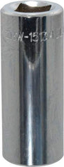 Blackhawk by Proto - 3/8" Drive, Deep Hand Socket - 6 Points, 1-13/16" OAL, Chrome Finish - Americas Industrial Supply