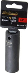 Blackhawk by Proto - 1/2" Drive 3/4" Deep Impact Socket - 6 Points, 3-5/16" OAL - Americas Industrial Supply