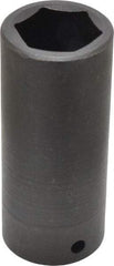 Blackhawk by Proto - 1/2" Drive 1" Deep Impact Socket - 6 Points, 3-1/2" OAL - Americas Industrial Supply