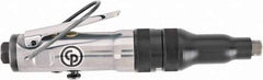 Chicago Pneumatic - 1/4" Bit Holder, 2,000 RPM, Inline Handle Air Screwdriver - 10 to 25 In/Lb Torque, 1/4" Inlet, 9 CFM - Americas Industrial Supply