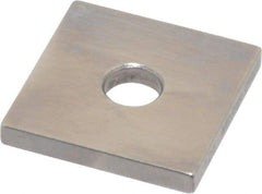 Mitutoyo - 0.126" Square Steel Gage Block - Accuracy Grade 0, Includes Certificate of Inspection - Americas Industrial Supply