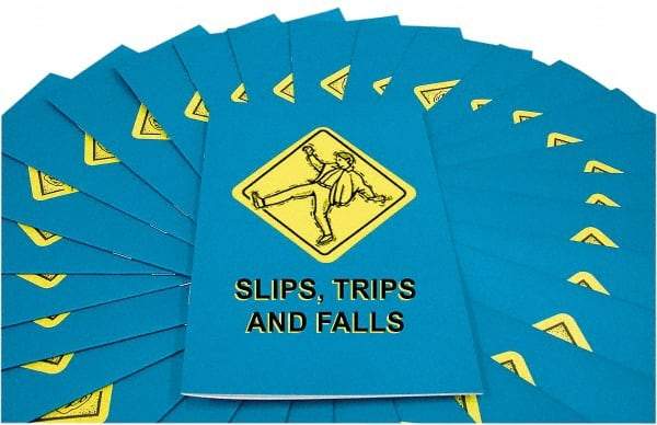 Marcom - Slips Trips and Falls Training Booklet - English and Spanish, Safety Meeting Series - Americas Industrial Supply