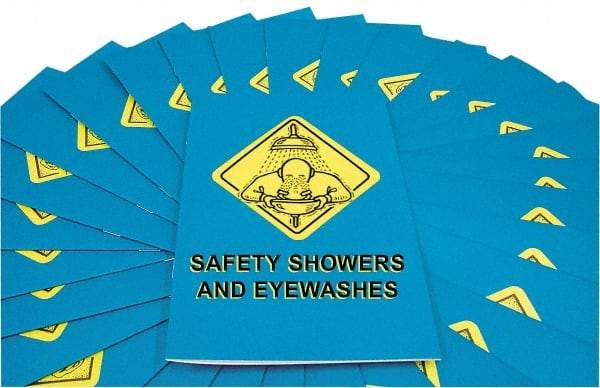 Marcom - Safety Showers and Eye Washes Training Booklet - English and Spanish, Safety Meeting Series - Americas Industrial Supply