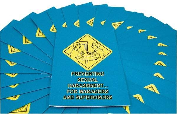 Marcom - Preventing Sexual Harassment for Managers and Supervisors Training Booklet - English and Spanish, Safety Meeting Series - Americas Industrial Supply