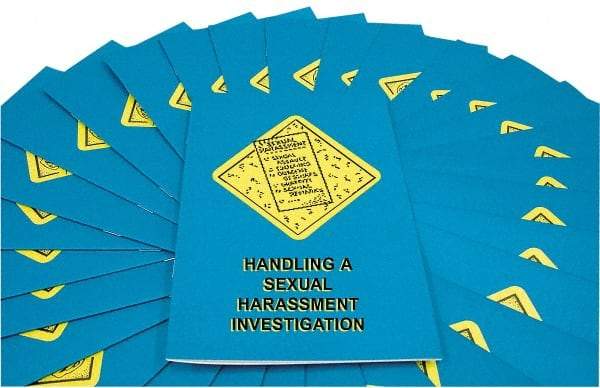 Marcom - Handling a Sexual Harassment Investigation Training Booklet - English and Spanish, Safety Meeting Series - Americas Industrial Supply