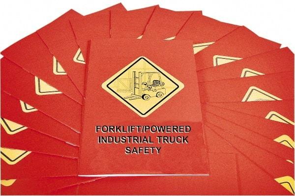 Marcom - Forklift Powered Industrial Truck Safety Training Booklet - English and Spanish, Regulatory Compliance Series - Americas Industrial Supply