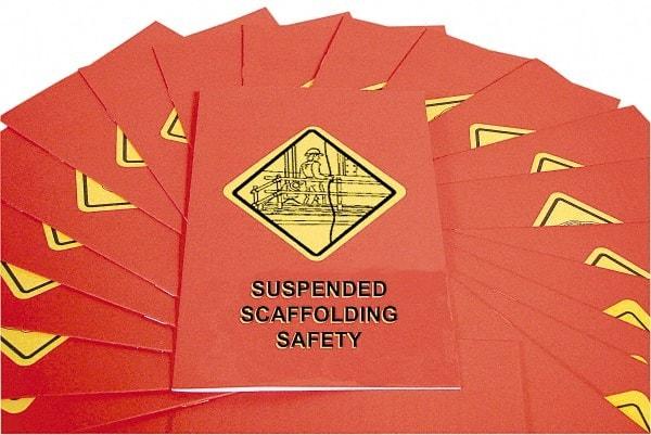 Marcom - Suspended Scaffolding Safety Training Booklet - English and Spanish, Regulatory Compliance Series - Americas Industrial Supply