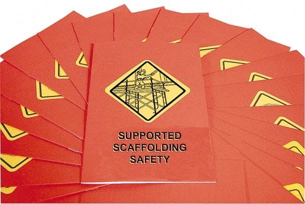 Marcom - Supported Scaffolding Safety Training Booklet - English and Spanish, Regulatory Compliance Series - Americas Industrial Supply