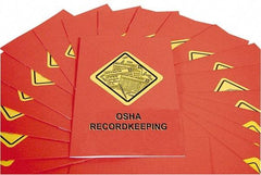 Marcom - OSHA Record Keeping Training Booklet - English and Spanish, Regulatory Compliance Series - Americas Industrial Supply