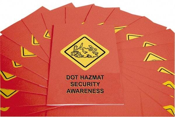 Marcom - DOT HazMat Security Awareness Training Booklet - English, Regulatory Compliance Series - Americas Industrial Supply