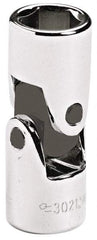 Blackhawk by Proto - 3/8" Drive, Standard Hand Socket - 6 Points, 1-51/64" OAL, Alloy Steel, Chrome Finish - Americas Industrial Supply