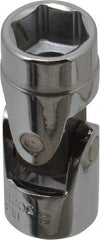 Blackhawk by Proto - 3/8" Drive, Standard Hand Socket - 6 Points, 1-29/32" OAL, Alloy Steel, Chrome Finish - Americas Industrial Supply