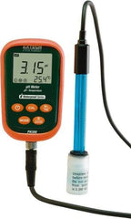 Extech - -2 to 19.99 pH, pH/mV/Temp Meter - 212°F - Americas Industrial Supply