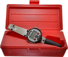 Proto - 1/4" Drive Electronic Digital Torque Wrench - 0.83 Ft/Lb to 8 Ft/Lb Torque, 11" OAL, 0.01 N/m Graduation, Fixed Head - Americas Industrial Supply